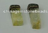 CGP216 12*35mm - 15*45mm freeform citrine gemstone pendants