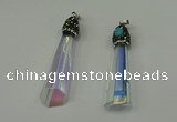 CGP250 15*65mm sticks crystal glass pendants wholesale