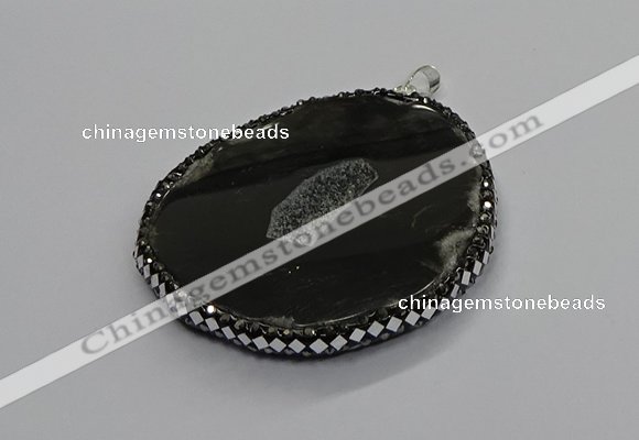 CGP3035 35*65mm - 45*60mm freeform agate gemstone pendants