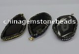 CGP3063 40*65mm - 45*70mm freeform agate gemstone pendants