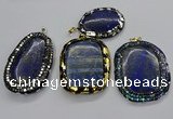 CGP3148 30*45mm - 45*65mm freeform lapis lazuli pendants