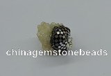 CGP3190 20*30mm - 25*40mm nuggets plated druzy quartz pendants