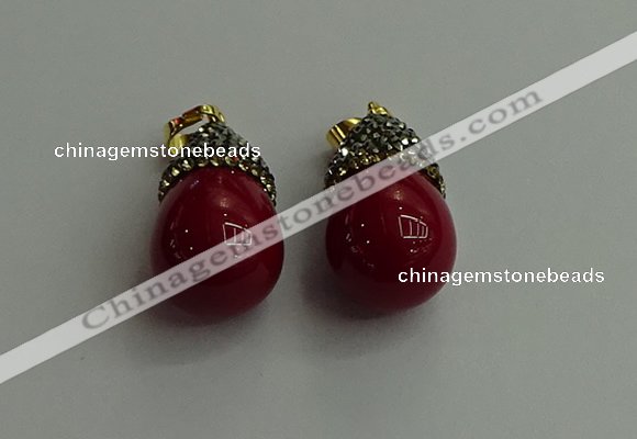 CGP323 15*25mm - 15*30mm teardrop pearl shell pendants wholesale