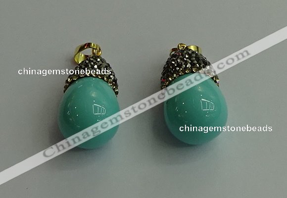 CGP324 15*25mm - 15*30mm teardrop pearl shell pendants wholesale