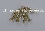 CGP3345 35*60mm elephant druzy agate pendants wholesale