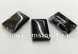 CGP3525 30*45mm rectangle sakura agate slab pendants