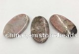 CGP3620 35*60mm oval rhodochrosite gemstone pendants