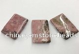 CGP3623 30*45mm - 32*48mm rectangle rhodochrosite gemstone pendants