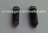 CGP412 12*45mm - 15*50mm sticks amethyst pendants wholesale