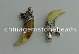 CGP550 10*45mm - 12*50mm horn dog tooth pendants wholesale