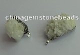 CGP562 25*30mm - 35*50mm freeform druzy agate pendants wholesale