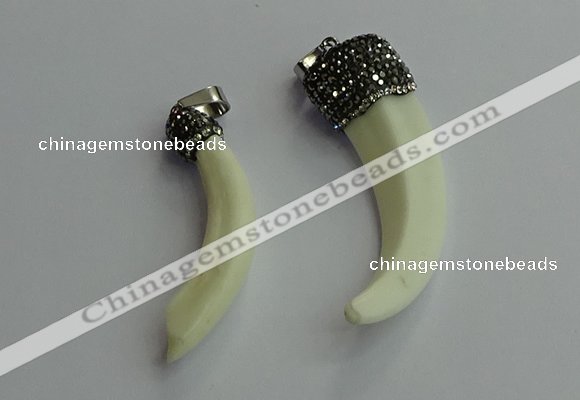 CGP621 10*45mm - 15*60mm pig tooth pendants wholesale