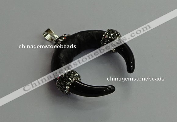 CGP646 10*40*40mm resin pendants jewelry wholesale