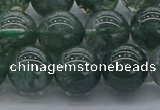 CGQ504 15.5 inches 12mm round imitation green phantom quartz beads