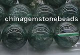 CGQ505 15.5 inches 14mm round imitation green phantom quartz beads