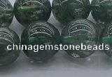 CGQ506 15.5 inches 16mm round imitation green phantom quartz beads