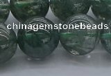 CGQ507 15.5 inches 18mm round imitation green phantom quartz beads