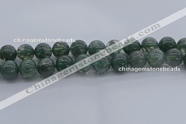 CGQ507 15.5 inches 18mm round imitation green phantom quartz beads
