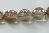 CGQ62 15.5 inches 16mm round gold sand quartz beads wholesale