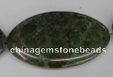 CGR30 15.5 inches 30*50mm marquise green rain forest stone beads