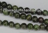 CGR42 15.5 inches 4mm round green rain forest stone beads wholesale