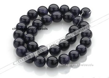 CGS03 15 inches 12mm round blue goldstone beads Wholesale