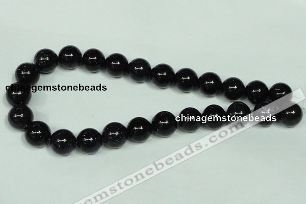 CGS102 15.5 inches 16mm round blue goldstone beads wholesale