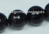 CGS104 15.5 inches 20mm round blue goldstone beads wholesale