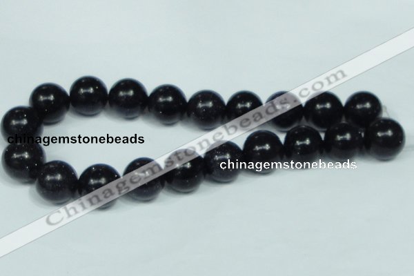 CGS104 15.5 inches 20mm round blue goldstone beads wholesale