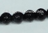 CGS108 15.5 inches 12mm faceted round blue goldstone beads wholesale