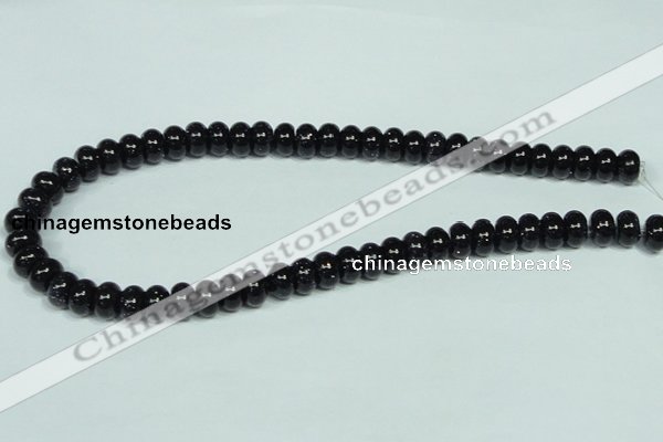 CGS113 15.5 inches 6*10mm rondelle blue goldstone beads wholesale