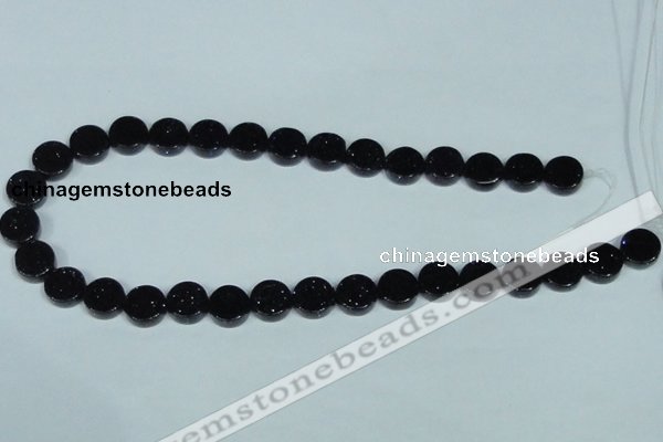 CGS124 15.5 inches 4*12mm coin blue goldstone beads wholesale