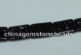 CGS129 15.5 inches 10*14mm rectangle blue goldstone beads wholesale