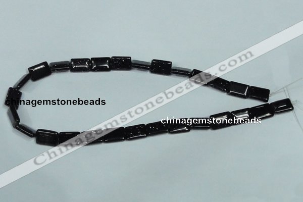 CGS129 15.5 inches 10*14mm rectangle blue goldstone beads wholesale