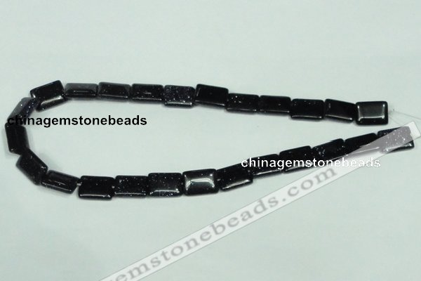 CGS130 15.5 inches 12*16mm rectangle blue goldstone beads wholesale