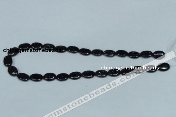 CGS134 15.5 inches 10*14mm oval blue goldstone beads wholesale