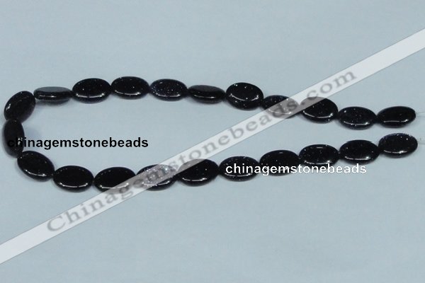 CGS135 15.5 inches 13*18mm oval blue goldstone beads wholesale