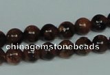 CGS202 15.5 inches 8mm round blue & brown goldstone beads wholesale