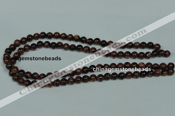 CGS202 15.5 inches 8mm round blue & brown goldstone beads wholesale