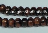 CGS207 15.5 inches 7*10mm rondelle blue & brown goldstone beads wholesale