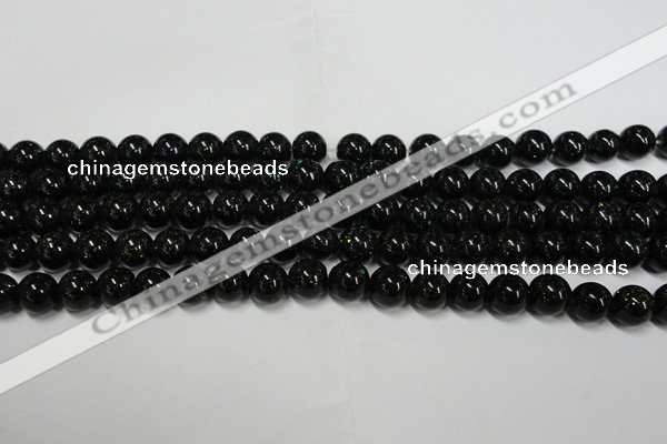 CGS401 15.5 inches 6mm round green goldstone beads wholesale