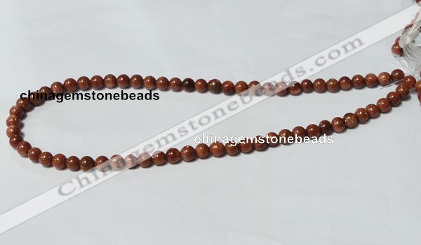 CGS50 15.5 inches 6mm round goldstone beads wholesale