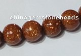 CGS52 15.5 inches 12mm round goldstone beads wholesale