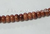 CGS62 15.5 inches 4*6mm rondelle goldstone beads wholesale