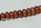 CGS63 15.5 inches 4*8mm rondelle goldstone beads wholesale