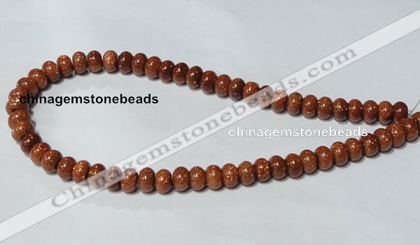 CGS64 15.5 inches 6*10mm rondelle goldstone beads wholesale