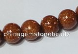 CGS86 15.5 inches 10mm round goldstone beads wholesale