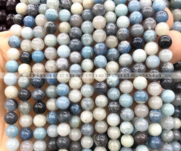 CHB01 15 inches 6mm round hauynite gemstone beads wholesale