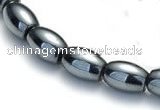 CHE01 16 inches 4*6mm rice shape hematite beads Wholesale