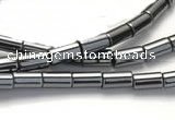 CHE02 16 inches 3*5mm column shape hematite beads Wholesale